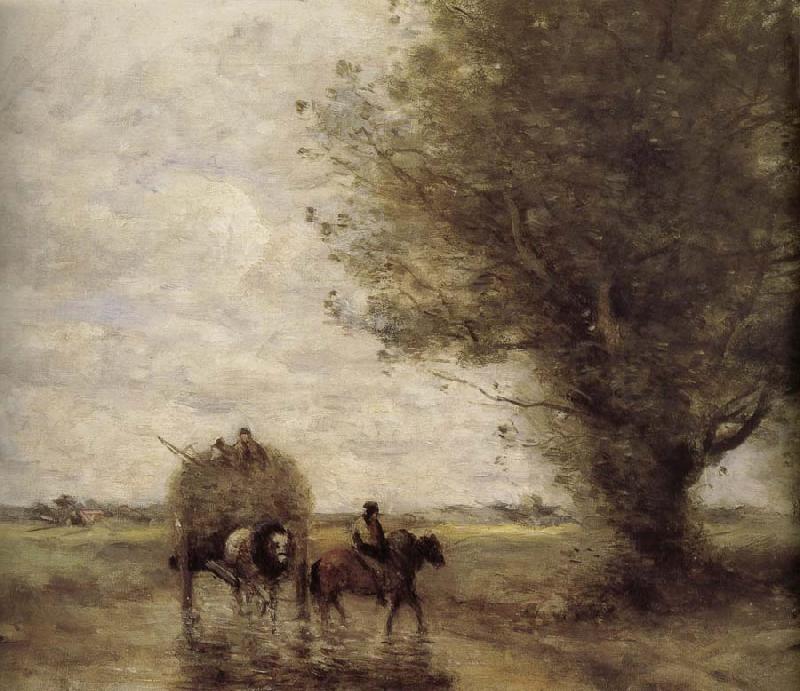 unknow artist The wagon  carry the grass oil painting image